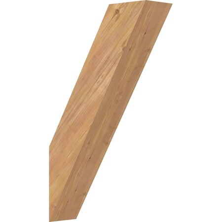 Ekena Millwork 5 1/2"W x 18"D x 30"H Traditional Smooth Knee Brace, Western Red Cedar BRC06X18X30TRA00SWR